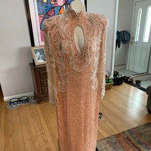 Size 8 Blacktie Oleg Cassini Floor Length Evening Gown